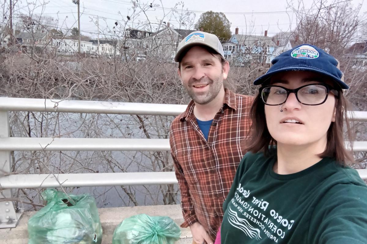 Rochester Cares Cleanup 2025 - Cocheco Riverbank