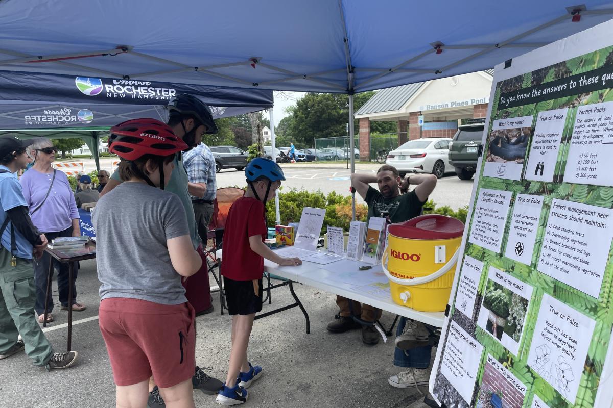 Conservation Commission table at River Day June 6, 2026.