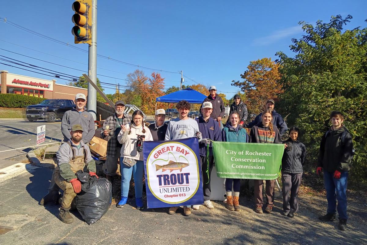 Group photo from October 18, 2025 River Clean Up Event