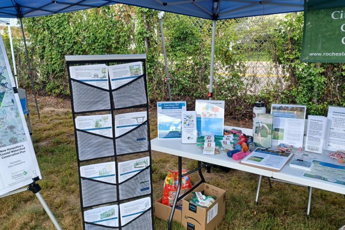 Conservation Commission display at the 2023 Lilac Family Fun Festival.