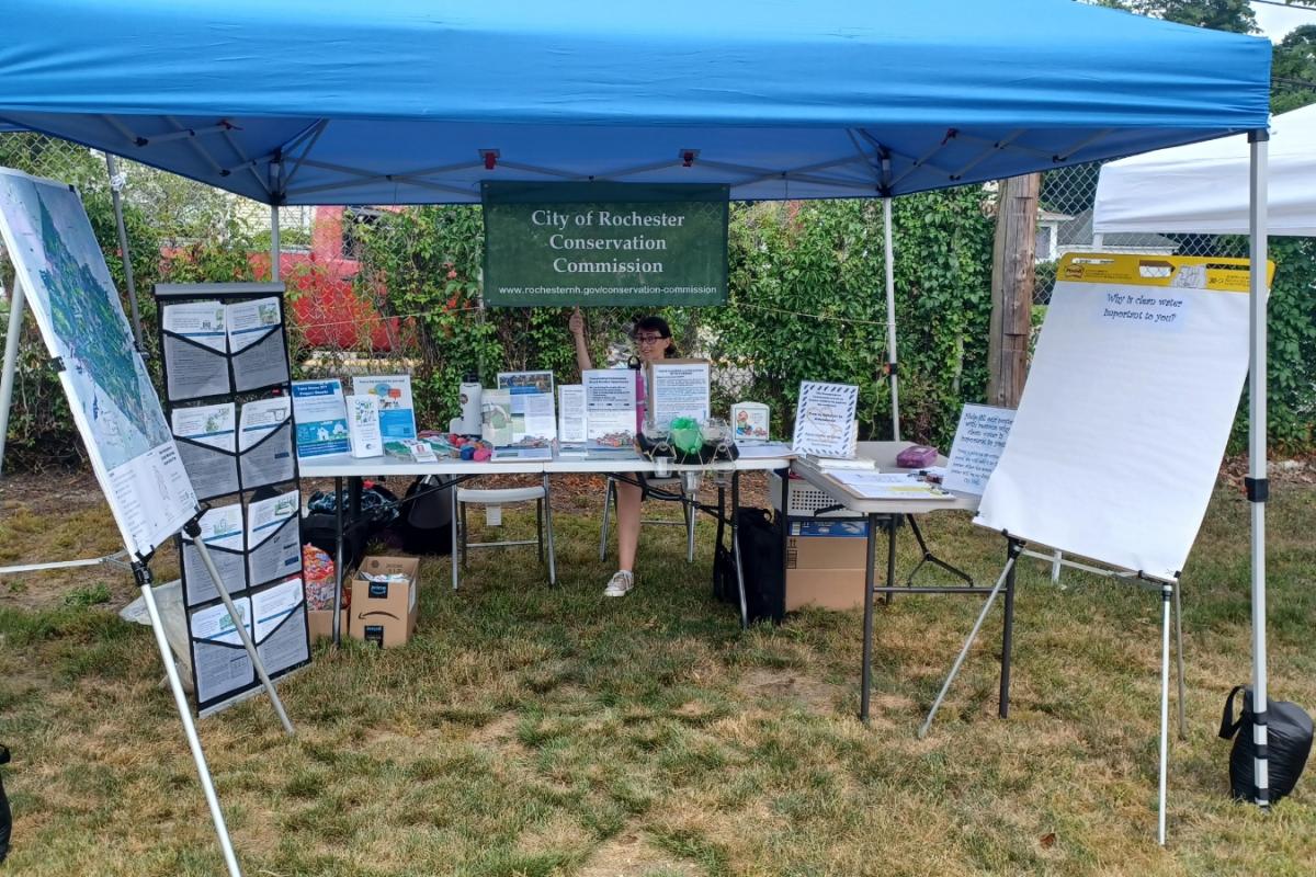 Conservation Commission booth at the Lilac Family Fun Festival.