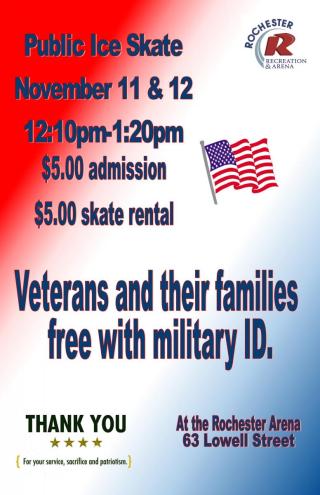 Veterans Day at the Rochester Arena