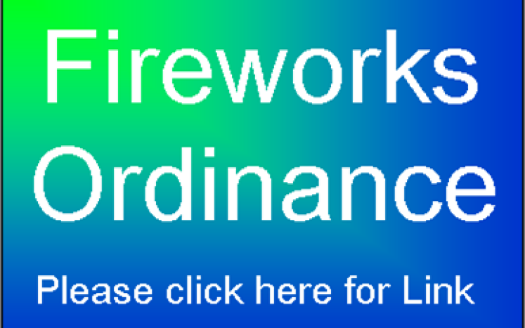 Fireworks Ordinance Updated
