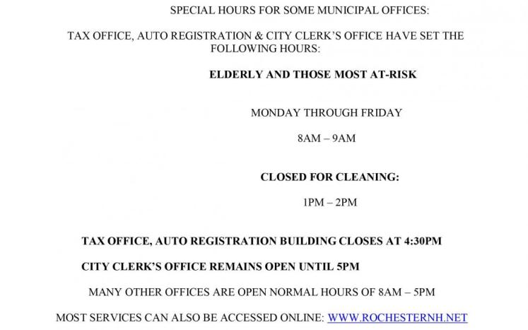 Special Hours